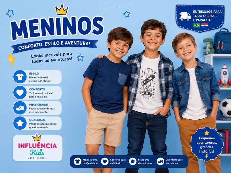Roupas infantis masculinas
